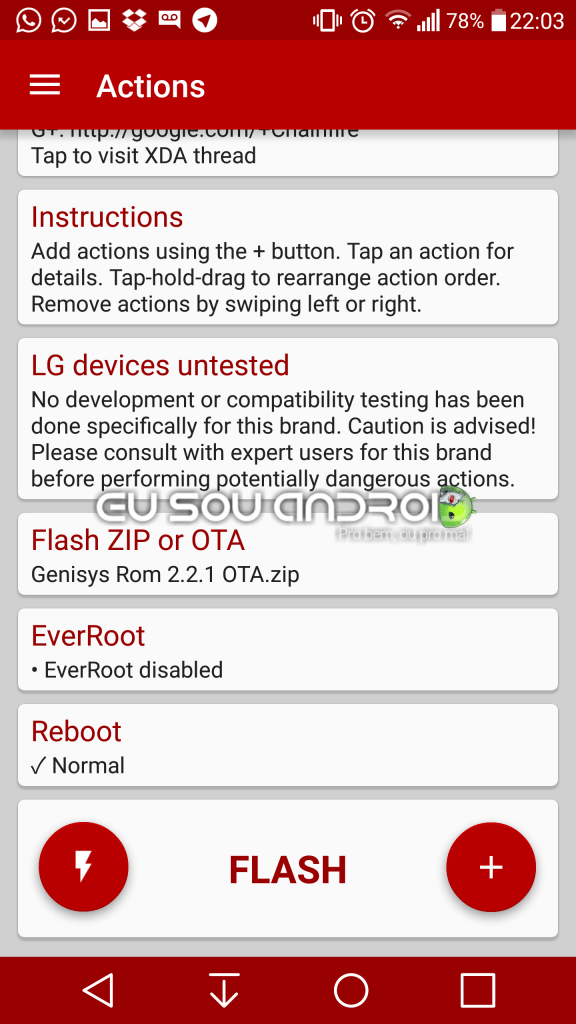 Flash Fire LG G4