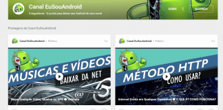 Pagina EuSouAndroid no Google Plus canal eusouandroid