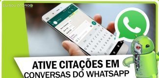 Como ativar o recurso citações no Whatsapp Como ativar o recurso citações no Whatsapp