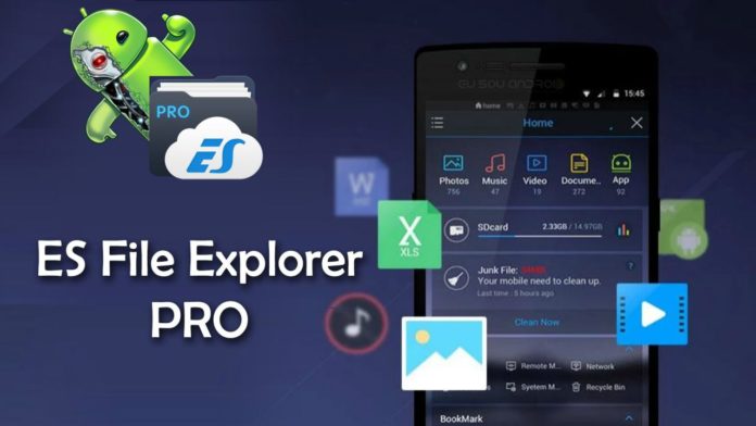 ES File Explorer Manager PRO v1.0.8 APK Grátis