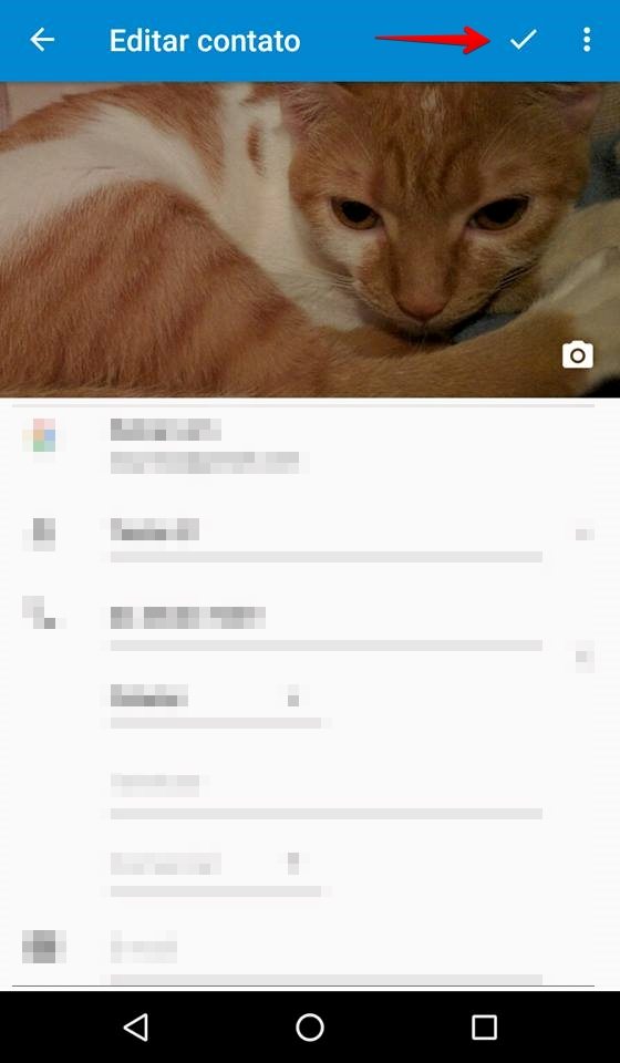Como adicionar uma foto de contato no Android