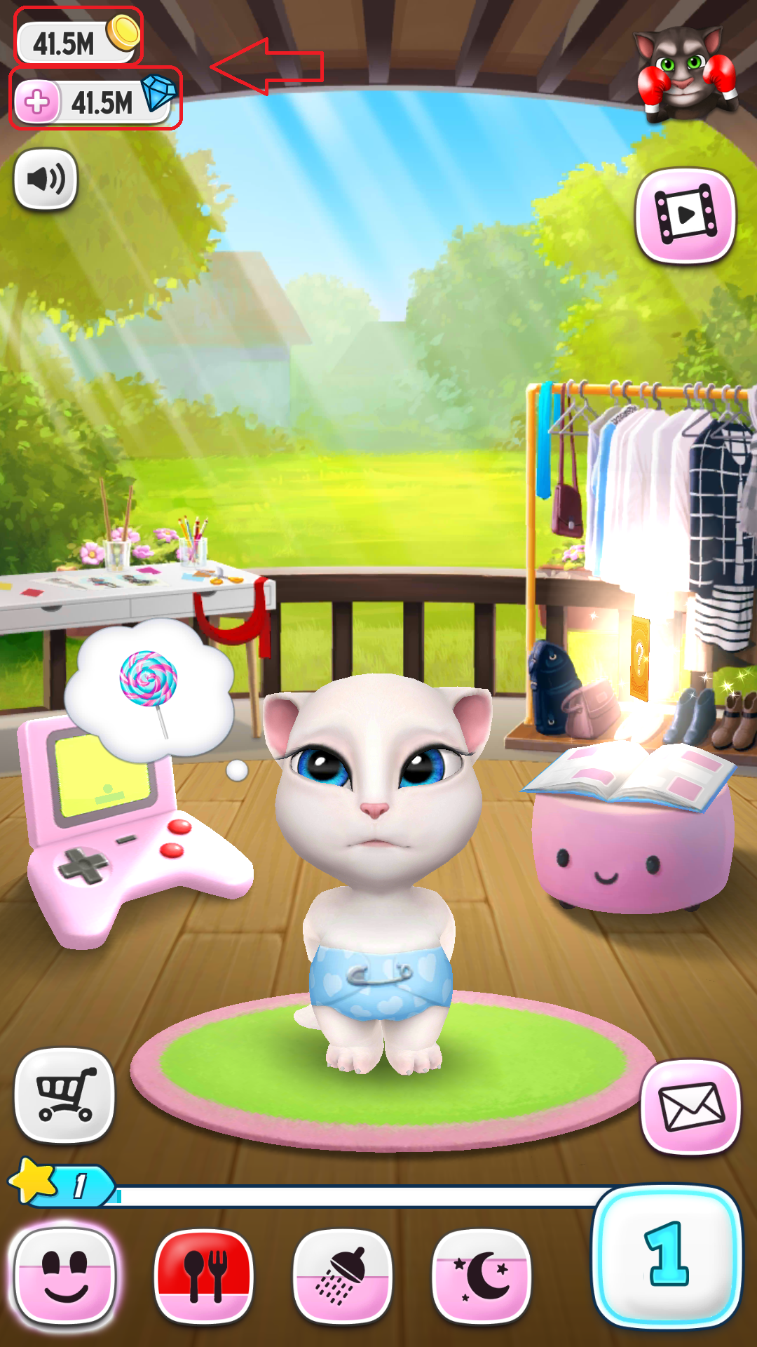 Download Game My Talking Angela Mod Apk Android 1