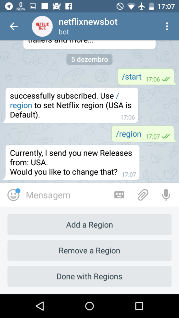 Receba Todos os Lançamentos do Netflix em seu Android pelo Telegram