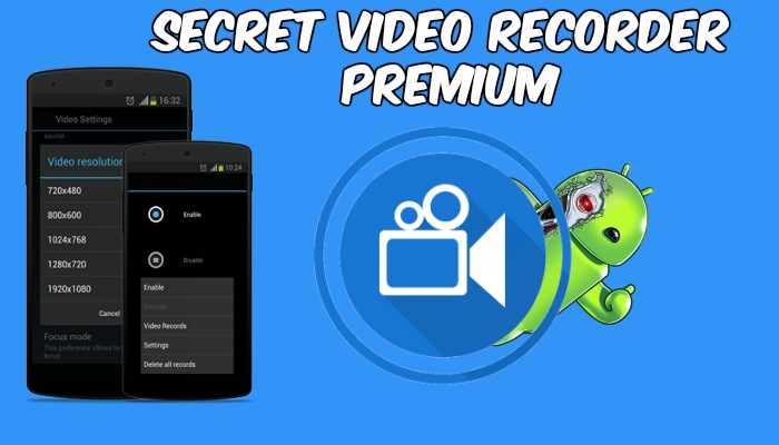 Secret Video Recorder Premium v1.0 APK - Eu Sou Android