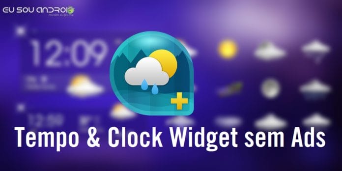 Tempo & Clock Widget sem Ads