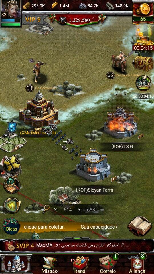 Dicas básicas do jogo Clash Of Kings #clashofkings