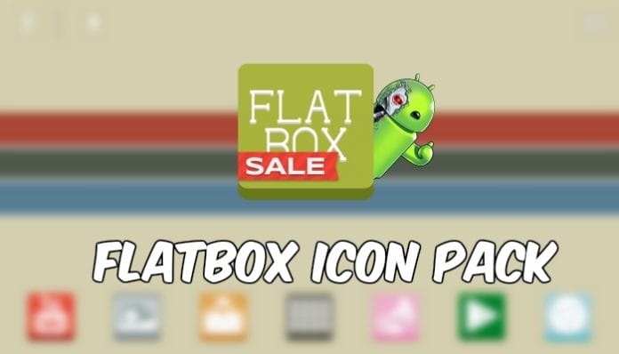FlatBox Icon Pack capa FlatBox Icon Pack capa
