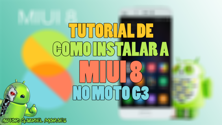 MIUI 8 no MOTO G3