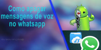 Como Apagar Mensagens de voz do Whatsapp
