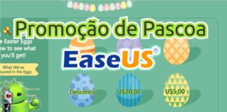Promoção de Pascoa EaseUS