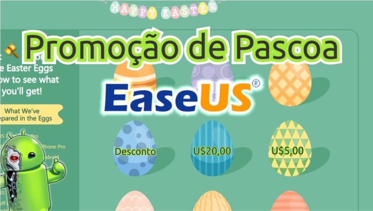 Promoção de Pascoa EaseUS