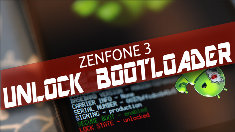 desbloquear bootloader zenfone 3