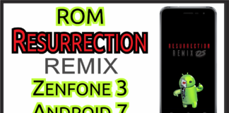 ROM Resurrection Remix Zenfone 3 Android Nougat 7.1 ROM Resurrection Remix