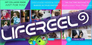Testando o App LifeReel Collage Your Life LifeReel