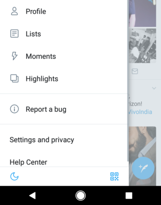 Twitter beta redesenha o modo noturno