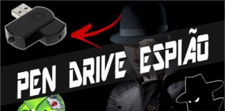 Pen Drive Espião com Câmera e Microfone Pen Drive Espião com Câmera