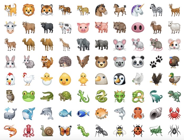 WhatsApp Emojis: Novidades nos Animais
