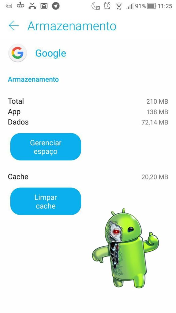 google now eu sou android