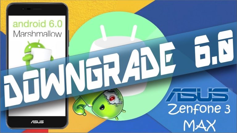 Downgrade Zenfone 3 MAX
