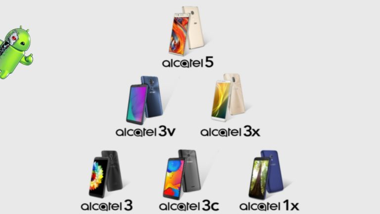 linha da Alcatel de 2018