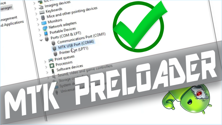 Como Instalar Driver MTK MediaTek Preloader