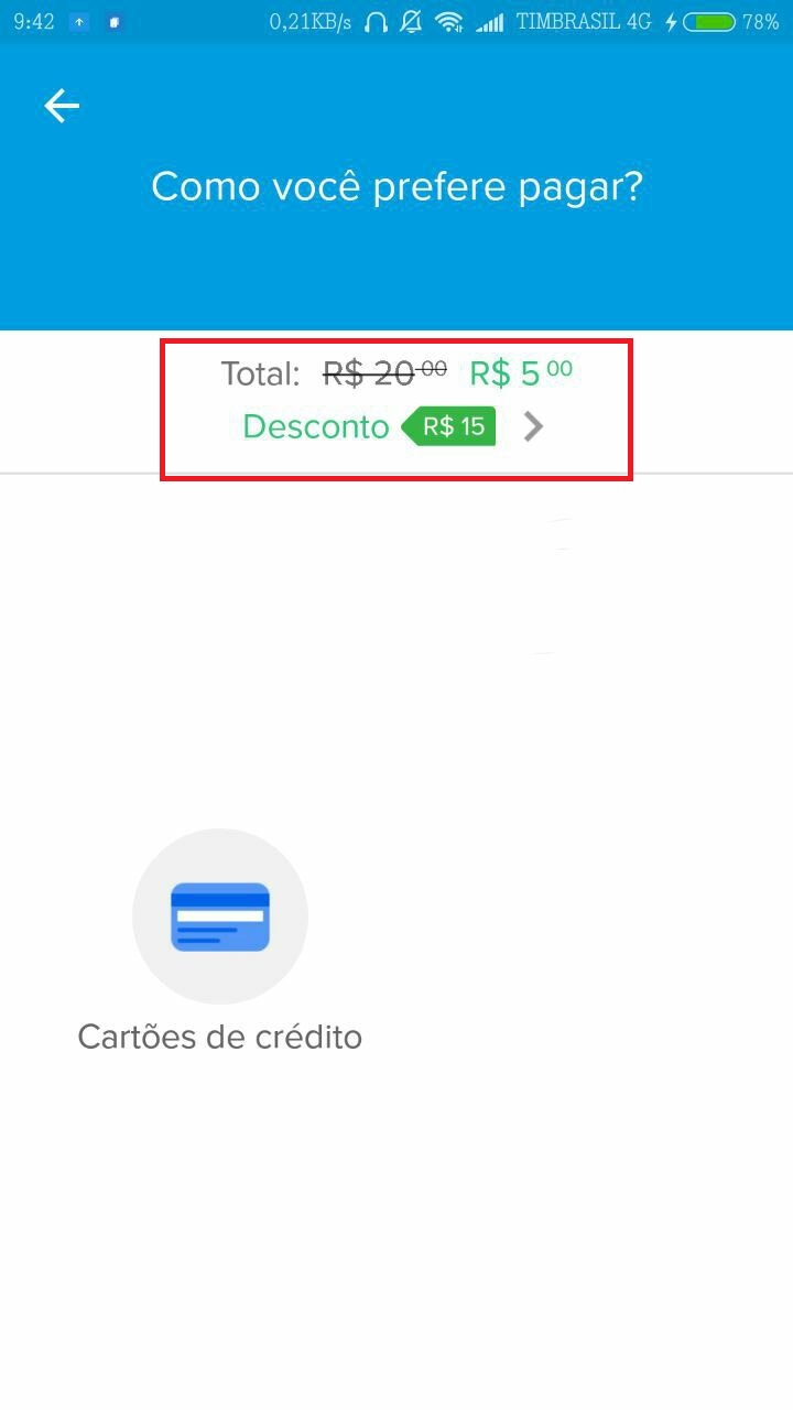 Desconto em Recargas Tim pelo Mercado Pago 