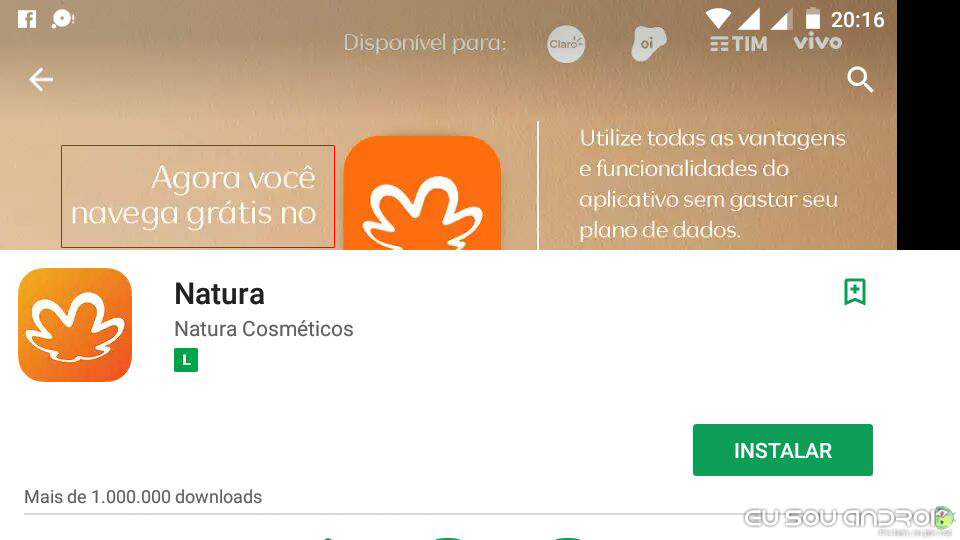Navegação gratuita