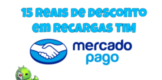 Mercado Pago está Oferecendo 15 Reais de Desconto em Recargas Tim