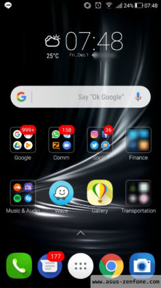 Zenfone 3 Android Oreo
