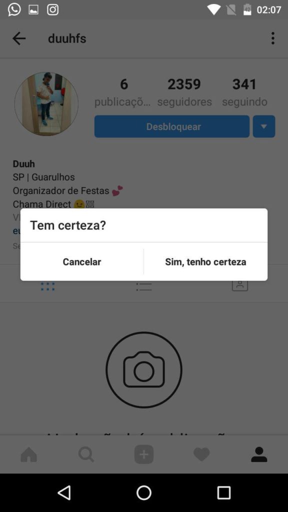 Como Bloquear um Desbloquear um Usuário no Instagram