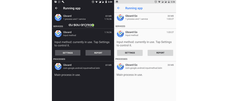 Gboard Go está disponível para dispositivos com pouca RAM, más que possuem Android 8.1o