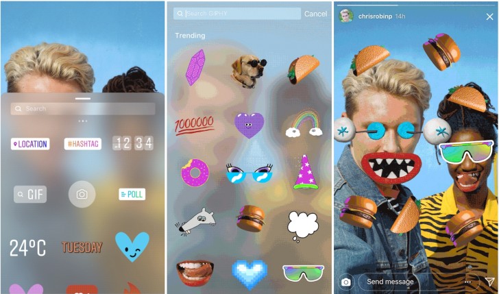Instagram agora suporta GIF no Stories