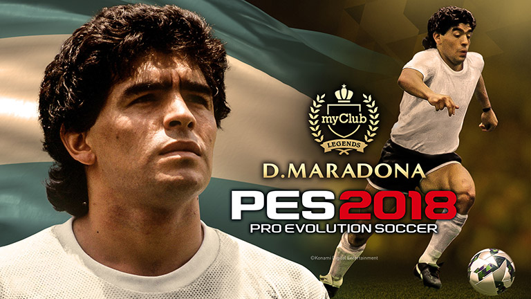 Maradona no PES 2018 Mobile