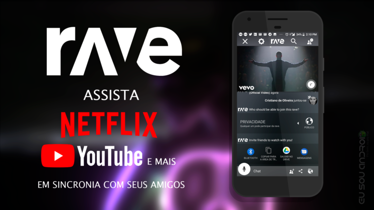 Rave – Um App para Assistir Youtube e Netflix com Amigos Independente da Distância
