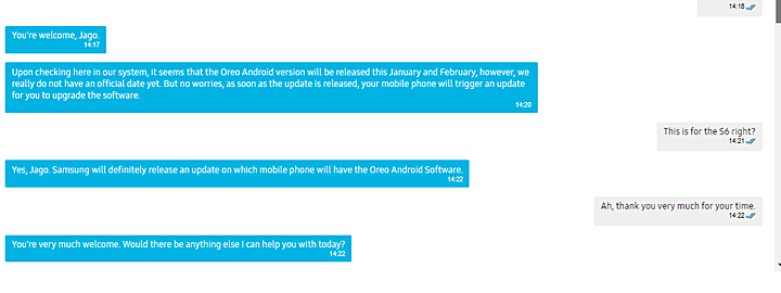 Samsung Galaxy S6 será atualizado para o Android oreo em breve
