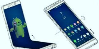 Smartphone Dobrável com Uma Única Tela Smartphone Dobrável com Uma Única Tela