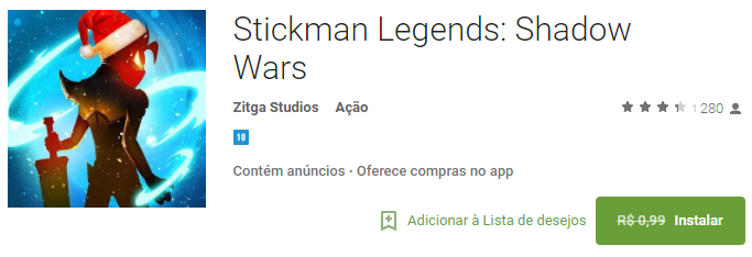Stickman Legends Shadow Wars GRÁTIS Por Tempo LIMITADO Baixe agora!