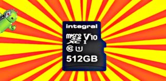 Cartão MicroSD de 512GB chegando em fevereiro Cartão MicroSD de 512GB
