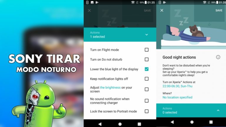 Após Atualização Sony Xperia Não Terá Opção de "modo noturno"