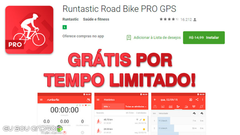 Runtastic Road Bike PRO GRÁTIS POR TEMPO LIMITADO