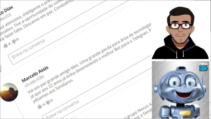 Wesley Henrique criador do EdRobot morreu