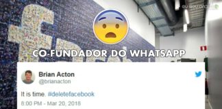 Cofundador do WhatsApp Quer que você delete sua conta do Facebook, Saiba Porque! Quer que você delete sua conta do Facebook