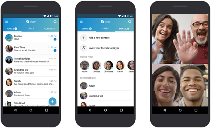 Skype Agora Compatível com Android 4.0.3