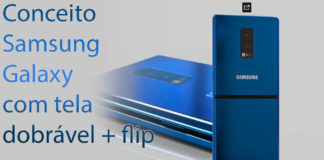 Designer Cria Conceito de Samsung Galaxy Dobrável com Flip Designer cria Conceito de Samsung Galaxy