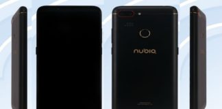 Nubia NX617J Aparecem em Listagem da TENAA e Geekbench Nubia NX617J