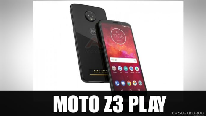 O Moto Z3 Play Tem Câmeras Traseiras duplas e tela 18: 9
