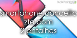 Um Notch é POUCO?! Conceito ZTE Iceberg Tem DOIS! Um Notch é POUCO?! Conceito ZTE Iceberg Tem DOIS!