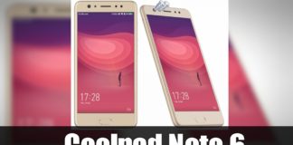 Coolpad Note 6 lançado na Índia com Câmera dupla selfie Note 6