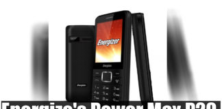 Energizer Power Max P20 Tem uma bateria de 4.000mAh que Pode Carregar Outros Telefones Energizer Power Max P20