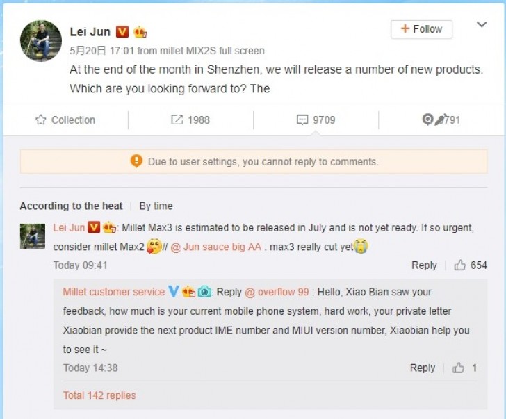 Mi MAX 3 Chega em Julho, diz CEO da Xiaomi 1